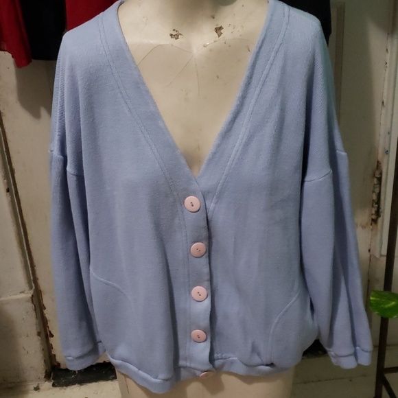 Periwinkle Blue Cardigan - Picture 1 of 7